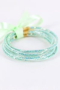 Colorful Confetti Sequin Tube Bangles