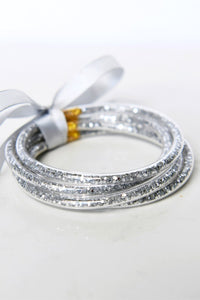 Colorful Confetti Sequin Tube Bangles