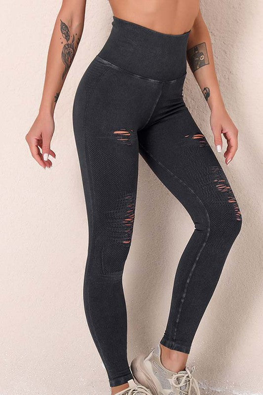 Distressed Leggings Distressed Leggings