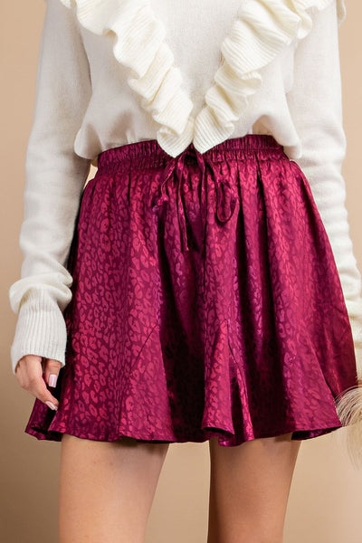 Sway Into Style Satin Skirt