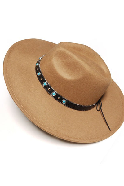 Western Style Fedora Hat