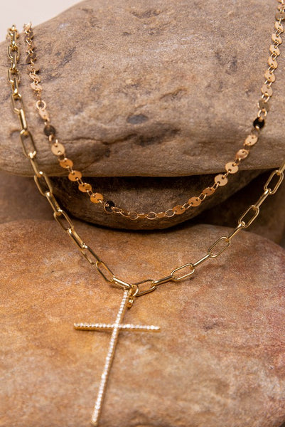 Martha Cross Pendant Necklace
