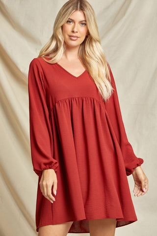 Small Town Romance Babydoll Dress