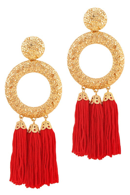 Simply Chic Tassel Earrings