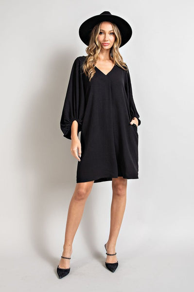 Ready for Anything Balloon Sleeve Dress