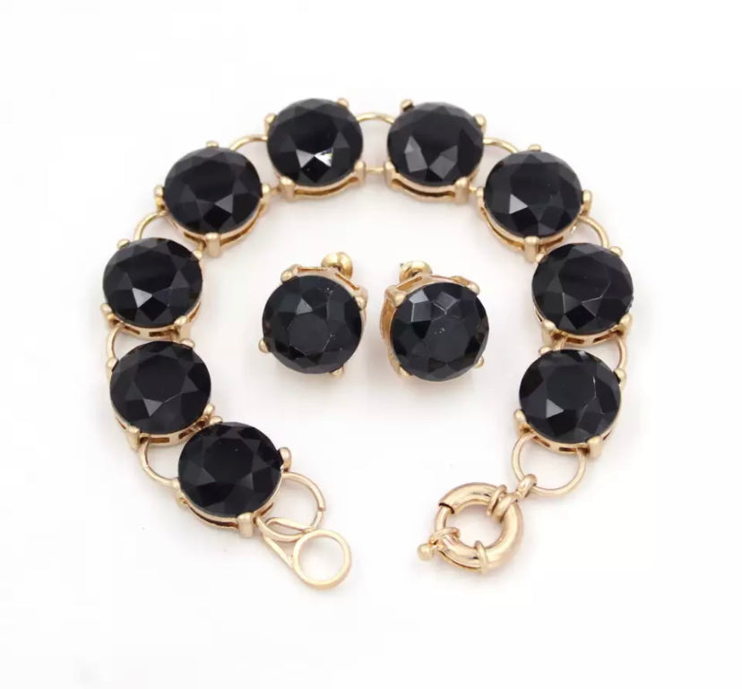 Glass Charm Bracelet